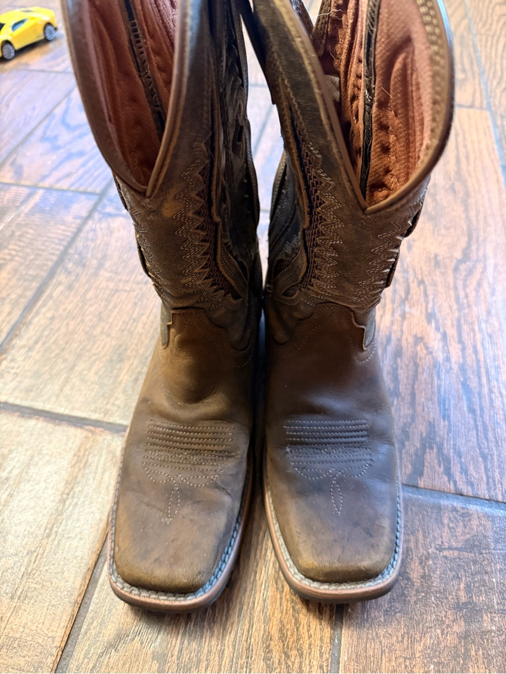 Ariat Brown Mid-Calf Western Heeled Boots